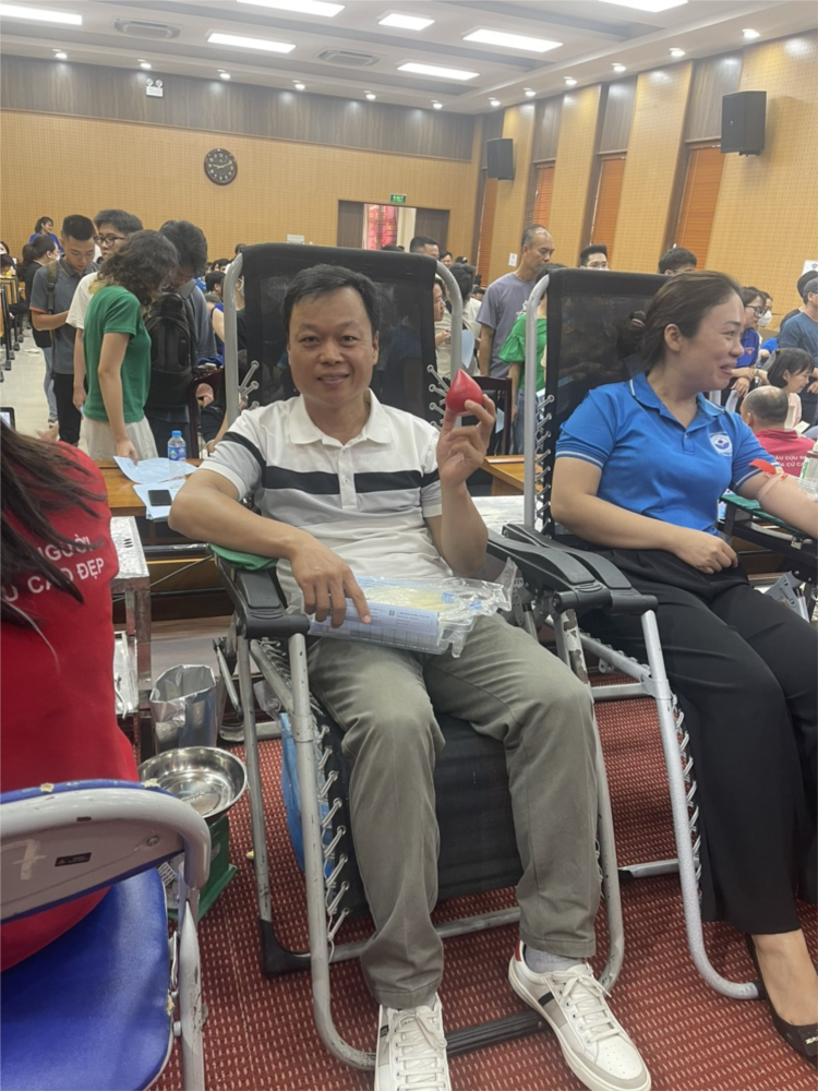 Trường Mầm non Ánh Sao tham gia Ngày hội hiến máu nhân đạo năm 2024.